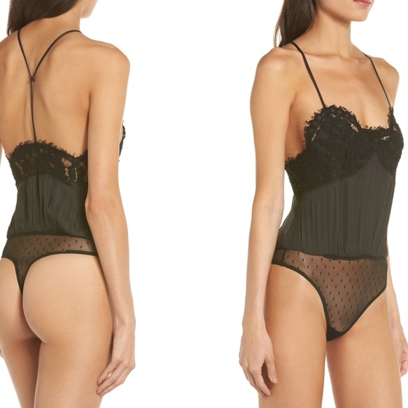 Free People Sweetie Pie Bodysuit Women's Jumpsuit - Picture 2 of 8